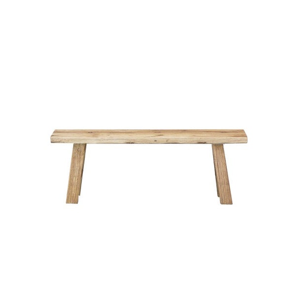 Recycled Elm Bench Seat | Natural or Black 110cm
